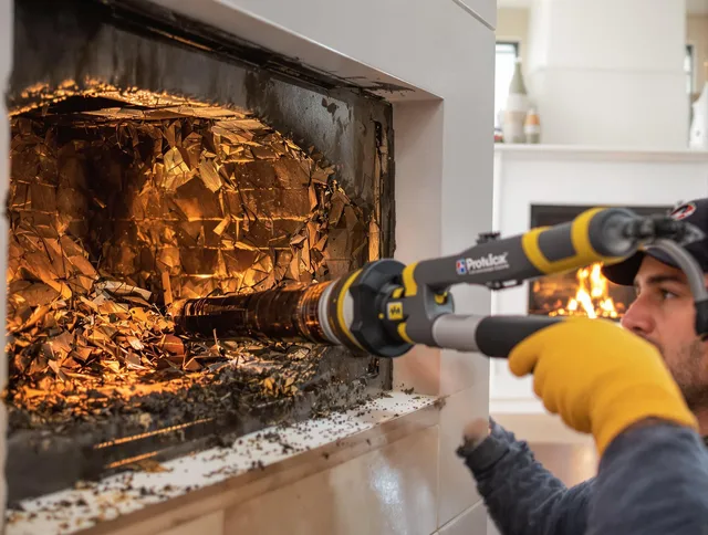 Professional chimney cleaning by Bloomfield Chimney Sweep in Bloomfield, CT