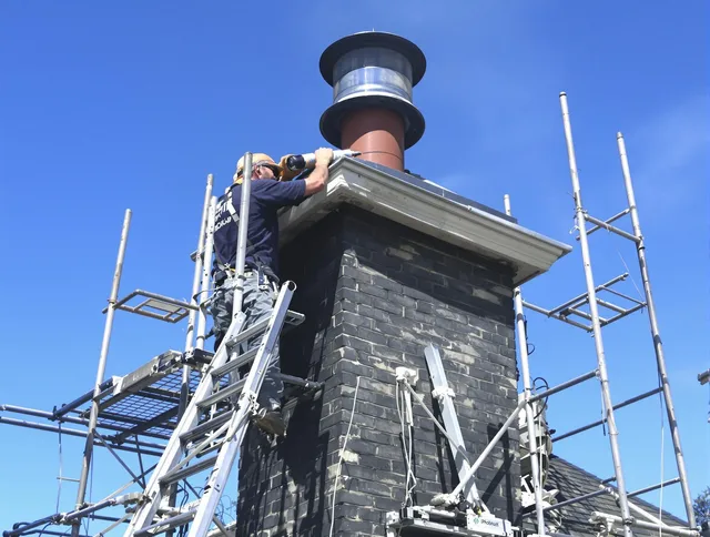 Sturdy chimney crown finished by Bloomfield Chimney Sweep in Bloomfield, CT