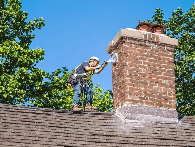 Bloomfield Chimney Sweep performing an inspection with advanced tools in Bloomfield, CT