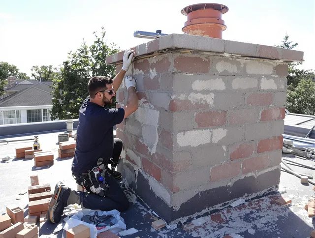Advanced chimney repair process by Bloomfield Chimney Sweep in Bloomfield, CT
