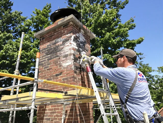 Structural chimney repair by Bloomfield Chimney Sweep in Bloomfield, CT
