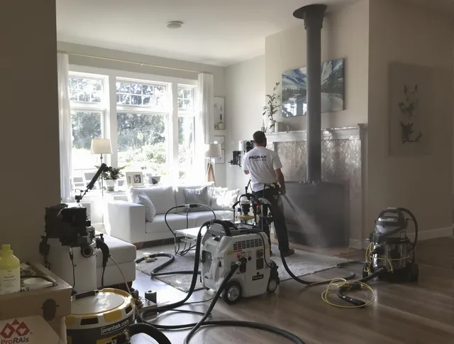Soot removal service by Bloomfield Chimney Sweep for a fireplace in Bloomfield, CT